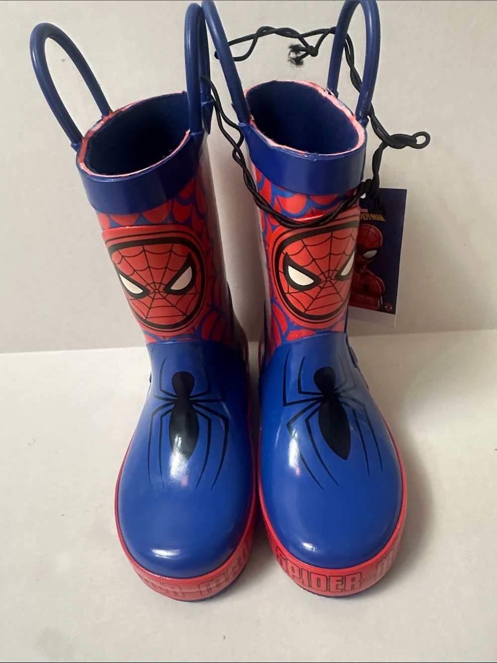 Marvel Spider-Man Kids Rain Boots - Blue & Red